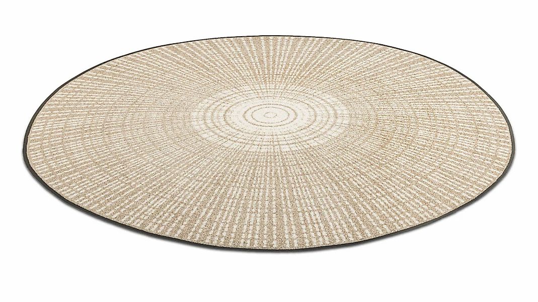 wash+dry by Kleen-Tex Teppich "Cascara beige" rund 7 mm Höhe günstig online kaufen