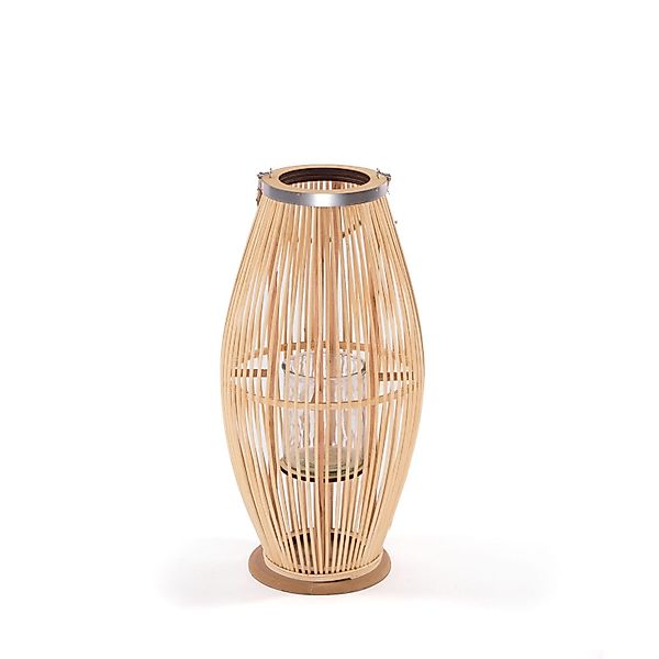 CREEDWOOD Windlicht Deko LATERNE "ZYA", Bambus, günstig online kaufen