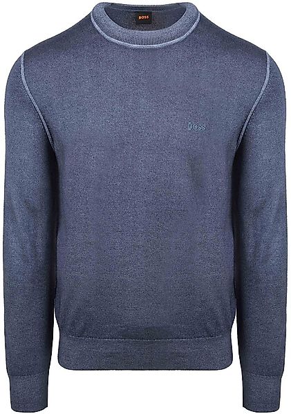 BOSS Pull Astefo Wolle Blau - Größe M günstig online kaufen