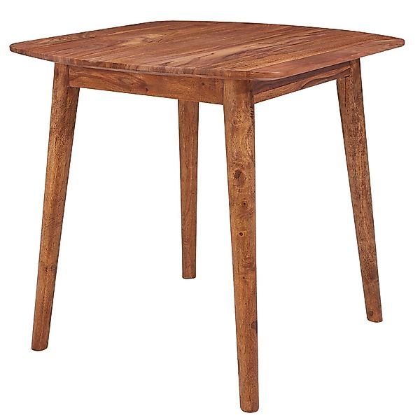 FINEBUY Esstisch SuVa13231_1 (80x78x80 cm Massivholz günstig online kaufen