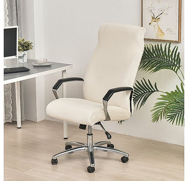 BYSURE Bürostuhlhusse, Plüsch-Stuhlbezug fürs Büro mit Reißverschluss günstig online kaufen