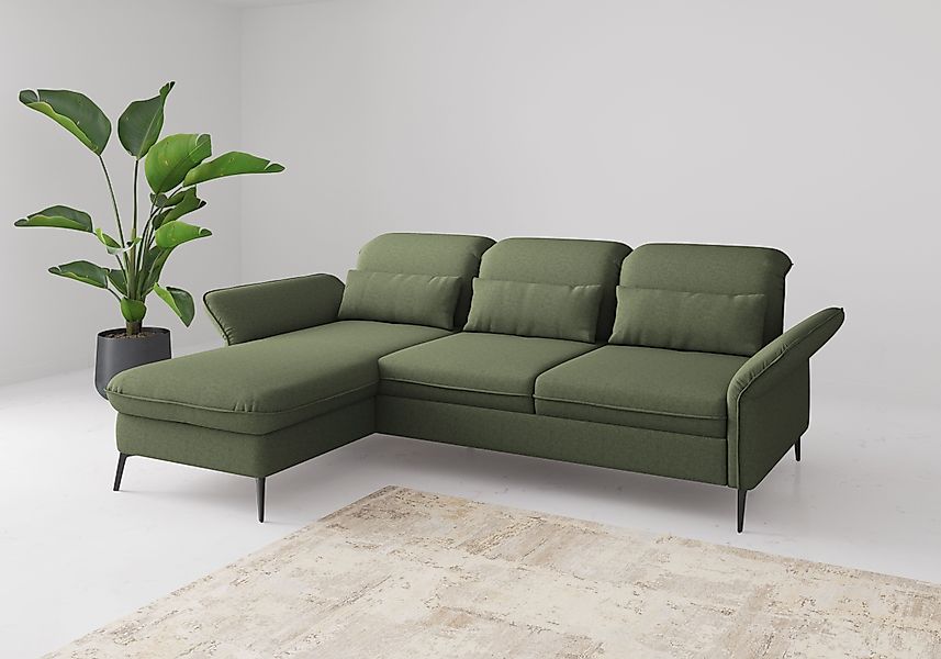 sit&more Ecksofa »Emely, inkl. Sitztiefenverstellung« wahlweise mit Bettfun günstig online kaufen