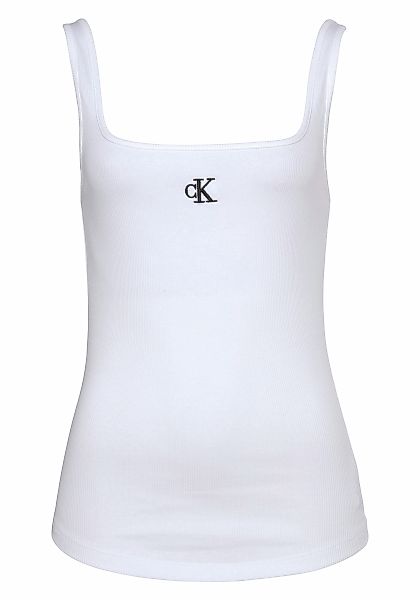 Calvin Klein Jeans Tanktop "CK RIB TANK TOP", mit eckigem Ausschnitt günstig online kaufen