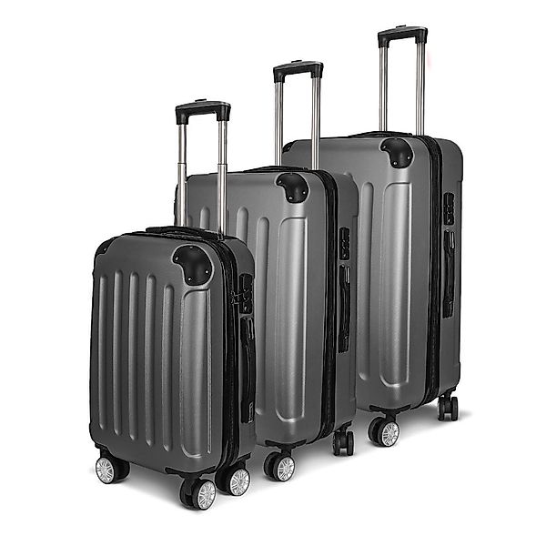 SEEZSSA Kofferset Reisekoffer,Trolleyset Hartschalenkofferset Trolleys 3 günstig online kaufen