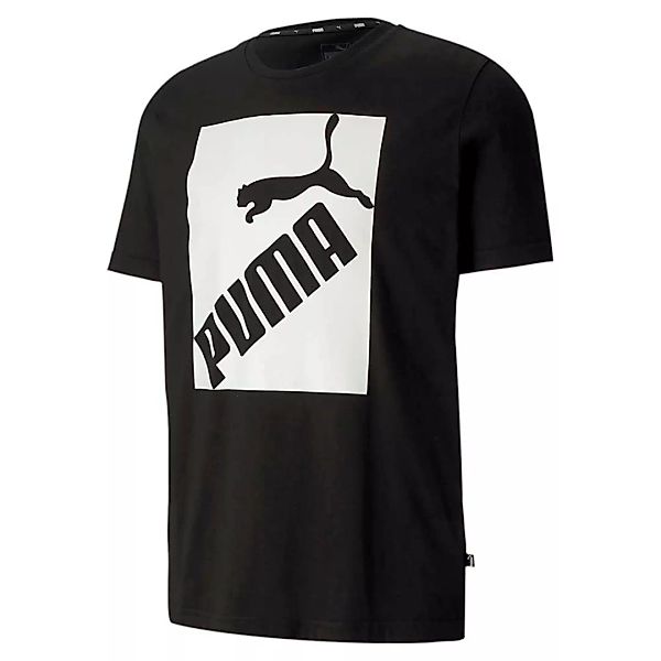 Puma Big Logo Kurzarm T-shirt L Puma Black / Puma Black günstig online kaufen