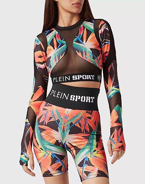 PLEIN SPORT Lauftop "Sport Top Cropped Top" günstig online kaufen