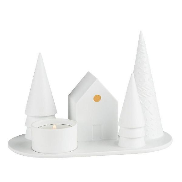Räder Windlicht Design Kerzenhalter Wintermärchen Waldhütte günstig online kaufen