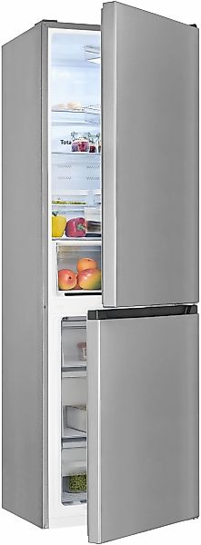 exquisit Kühl-/Gefrierkombination KGC320-100-NF-010A inoxlook "KGC320-100-N günstig online kaufen