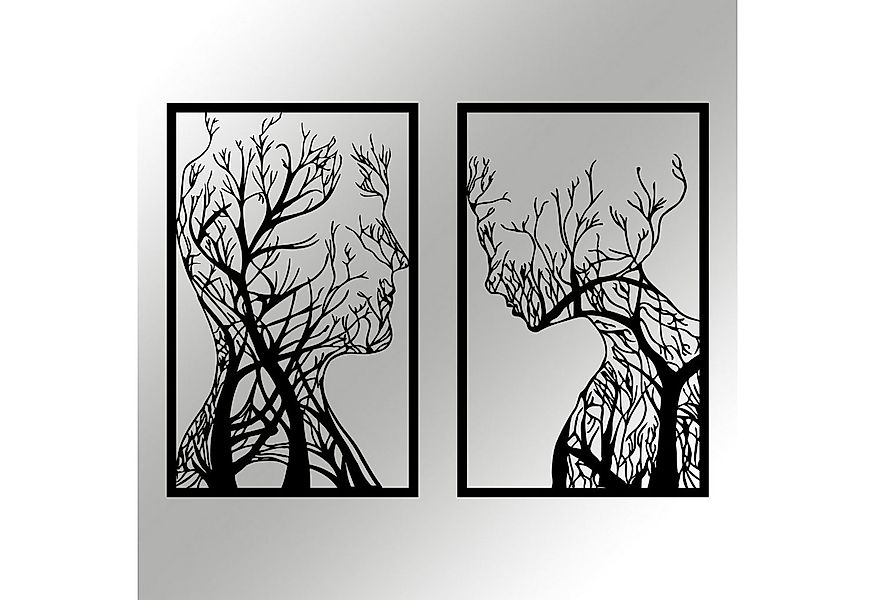 Wallity Wanddekoobjekt 100% METAL (Thickness: 1,2mm), 86 x 63 cm Z1279 günstig online kaufen