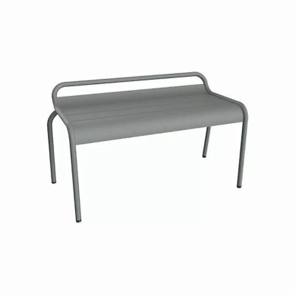 Stapelbare Bank Luxembourg metall grau / Kompakt - 2-Sitzer / L 90 cm - Fer günstig online kaufen