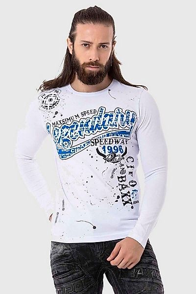 Cipo & Baxx T-Shirt Sweatshirts mit coolem Effekt-Print günstig online kaufen