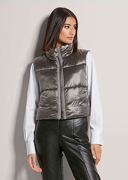 MADELEINE Kurzweste Sommerweste mit Glanz-Finish Metallischer günstig online kaufen