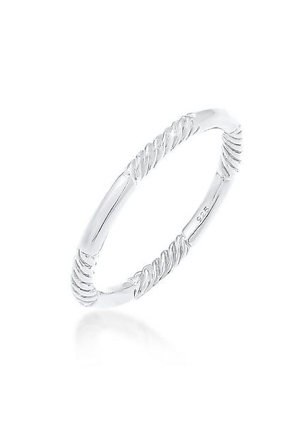 Elli Fingerring Gedreht Basic Schlicht 925 Silber, Twisted günstig online kaufen