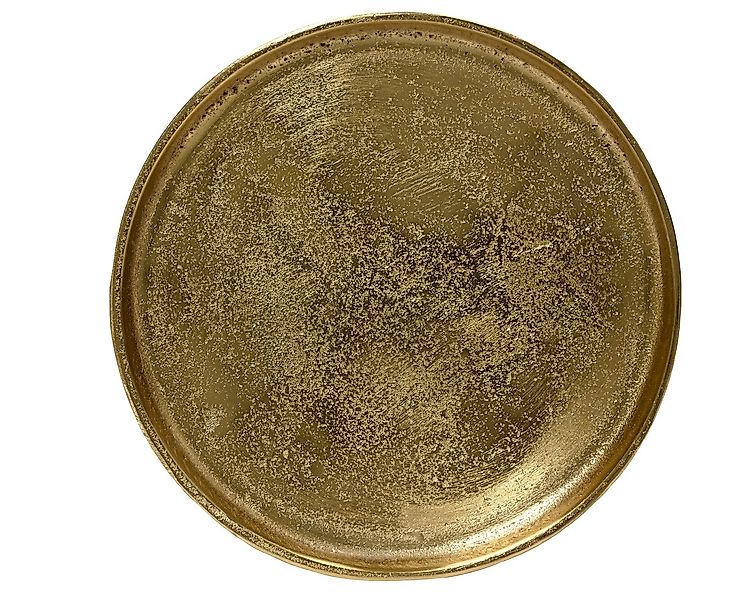 Kaemingk Dekoteller, Dekoteller 30,5cm Metall Gold günstig online kaufen