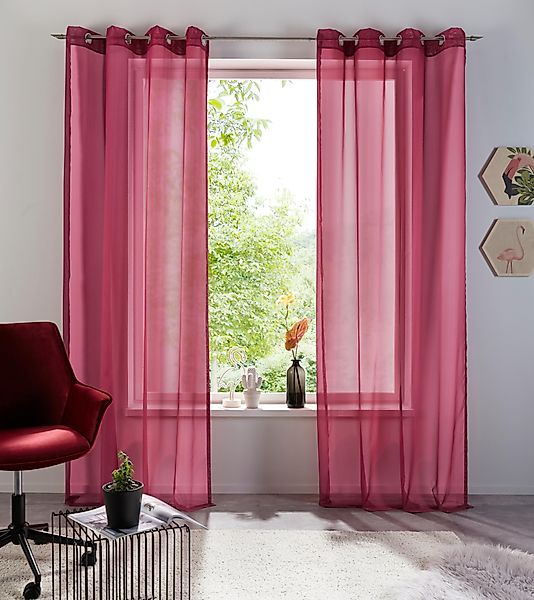 my home Gardine XANA mit Ösen, günstig online kaufen