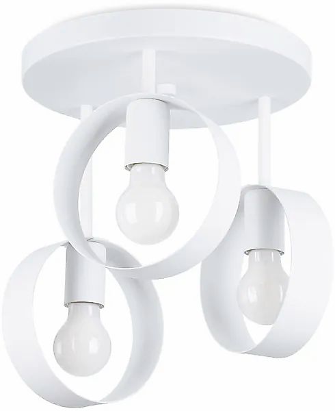 SOLLUX lighting Deckenleuchte »TITRAN«, 3 flammig, Leuchtmittel E27   ohne günstig online kaufen