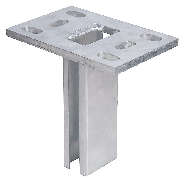 Alberts Pfostenträger, für Zaunpfosten 60x40 mm für Doppelstabmatten, Platt günstig online kaufen