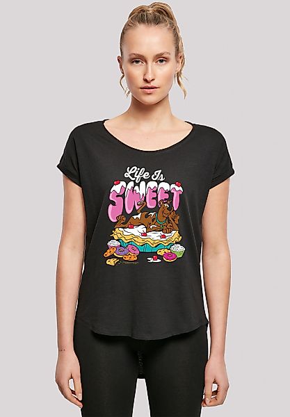 F4NT4STIC T-Shirt "Scooby Doo Life Is Sweet" Damen,Premium Merch,Lang,Longs günstig online kaufen