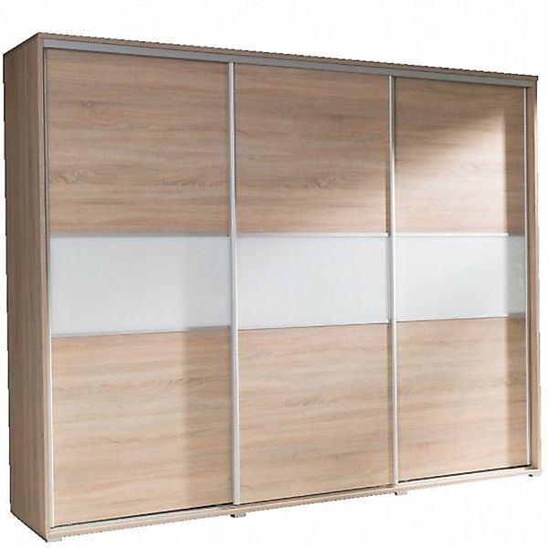 MOEBLO Kleiderschrank FLO (Schwebetürenschrank 3-türig Schrank Garderobe Sc günstig online kaufen