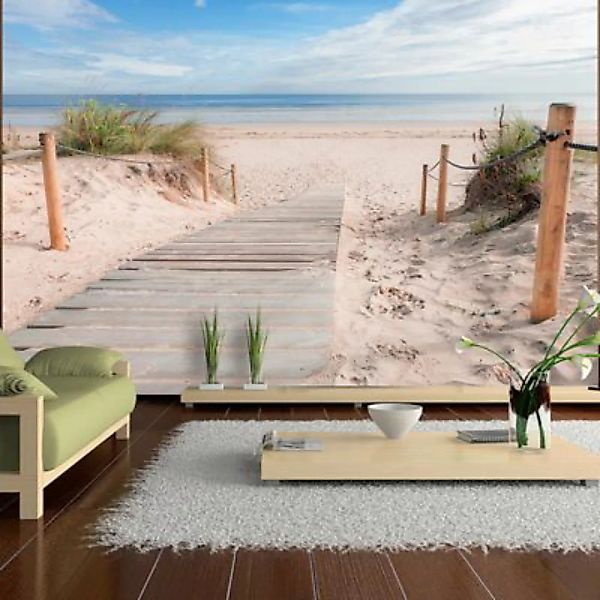 artgeist Fototapete Am Strand mehrfarbig Gr. 350 x 245 günstig online kaufen