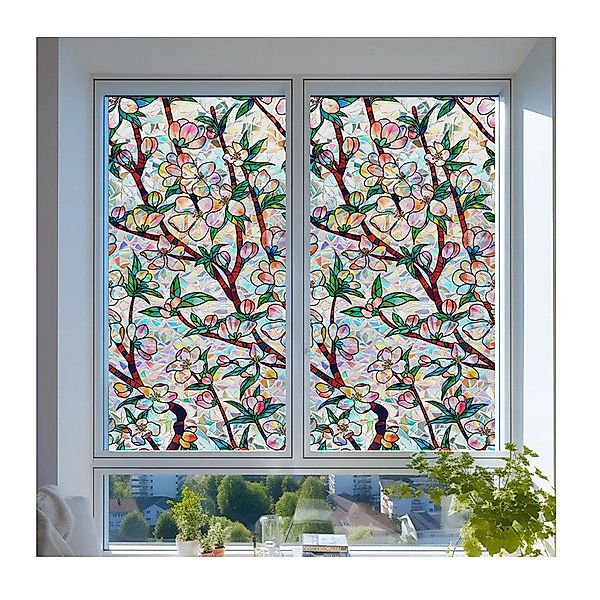 Coonoor Fensterfolie Regenbogen-Sichtschutzfolie für Fenster, dekorativer F günstig online kaufen