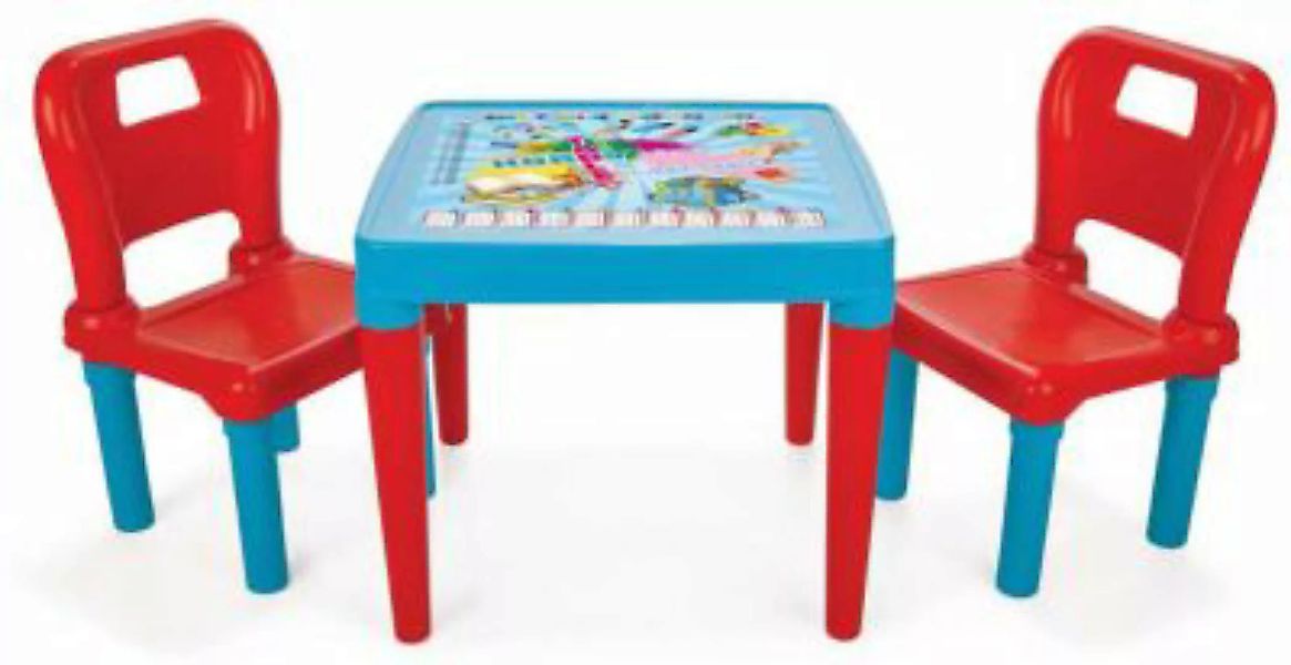 03414 Kindertisch mit 2 Kinderstühle Kindersitzgruppen pink/rosa günstig online kaufen