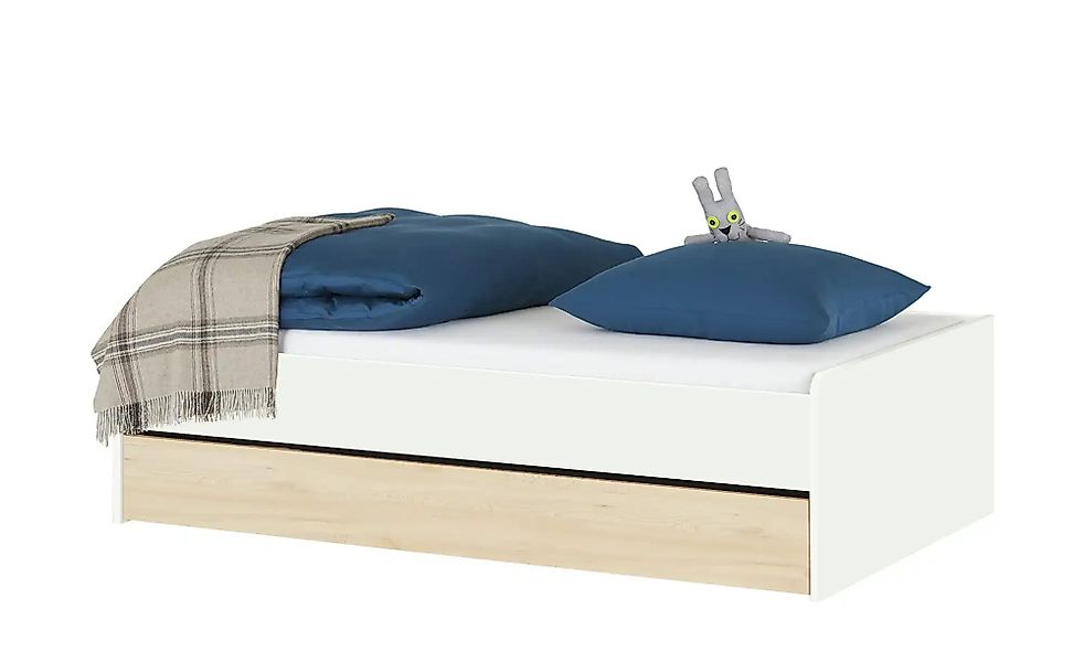Duobett  Grow Up ¦ weiß ¦ Maße (cm): B: 127 H: 54,5 Betten > Bettgestelle - günstig online kaufen