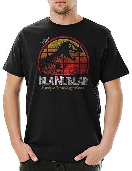 Urban Backwoods Print-Shirt Visit Island Herren T-Shirt I Survived Isla Nub günstig online kaufen