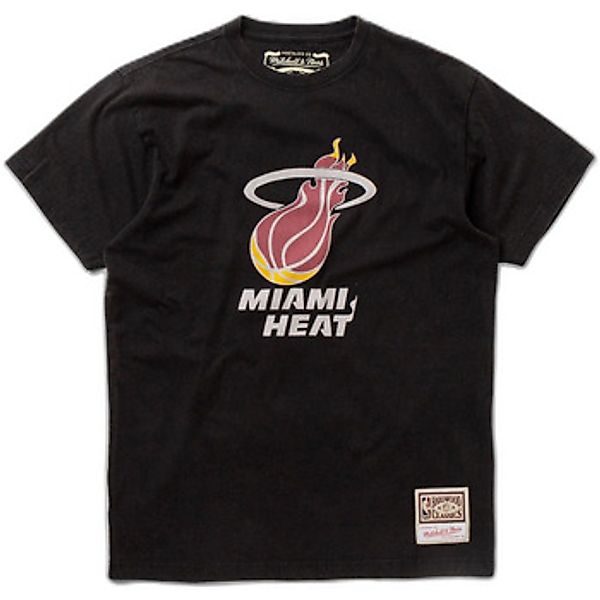 Mitchell And Ness  T-Shirts & Poloshirts T-shirt Miami Heat NBA Team Logo günstig online kaufen