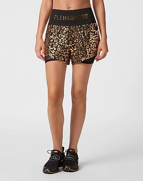 PLEIN SPORT Shorts "Leopard" günstig online kaufen