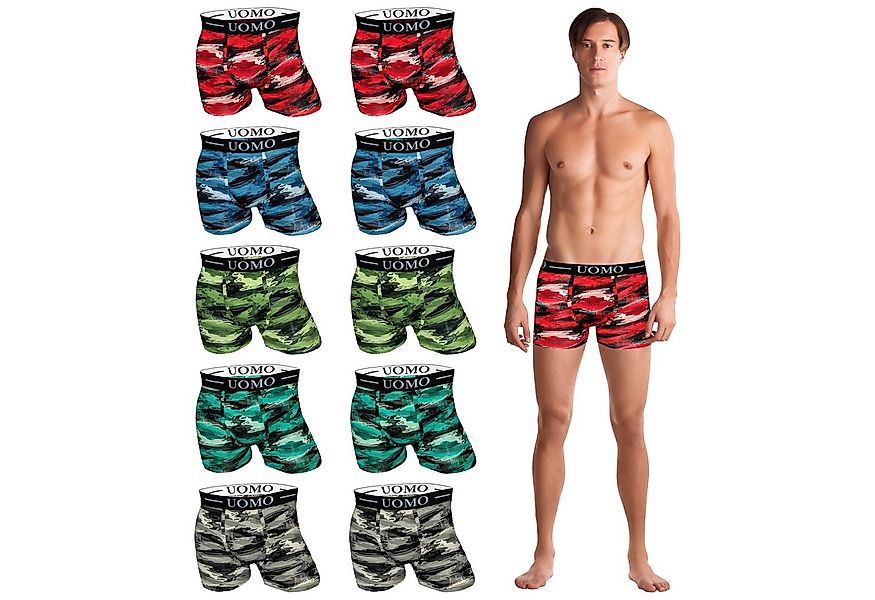 TEXEMP Boxershorts 5er-10er Pack Herren Boxershorts Unterwäsche Baumwolle B günstig online kaufen