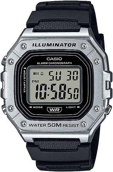 CASIO TIMELESS COLLECTION Chronograph W-218H-1AVEF, Quarzuhr, günstig online kaufen
