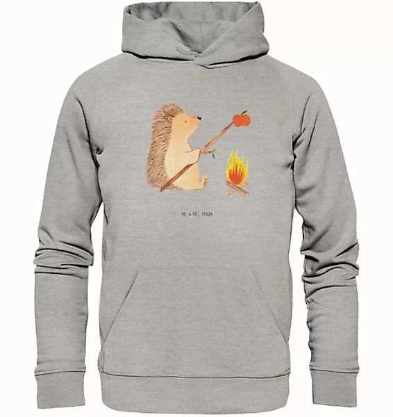 Mr. & Mrs. Panda Hoodie Größe M Igel Grillen - Heather Grey - Geschenk, Obe günstig online kaufen