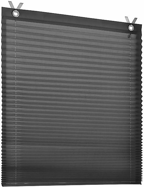 Kutti Raffrollo "Olbia Plissee" mit Hakenaufhängung ohne Bohren einfarbig, günstig online kaufen