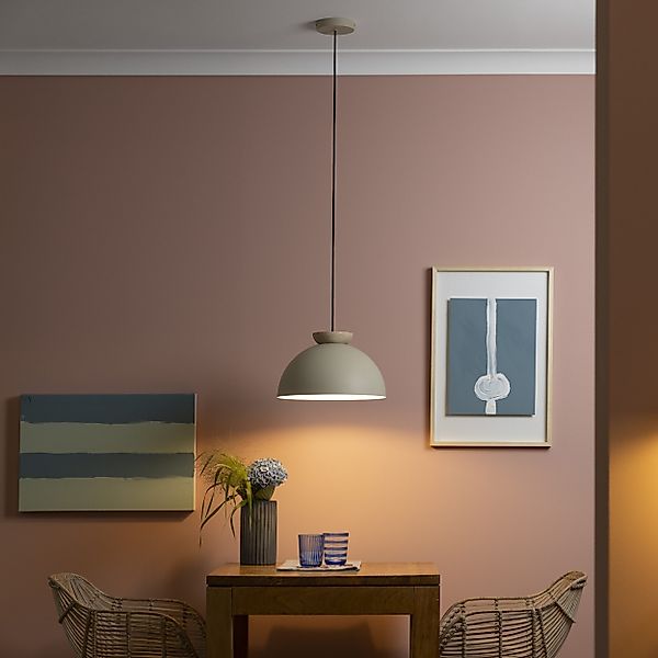 Lightbox Pendelleuchte, ohne Leuchtmittel, Pilz-Hängelampe, kürzbar, günstig online kaufen