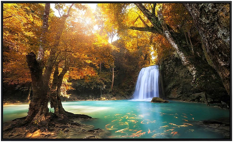 Papermoon Infrarotheizung »Wasserfall in Kanchanaburi, Thailand«, sehr ange günstig online kaufen