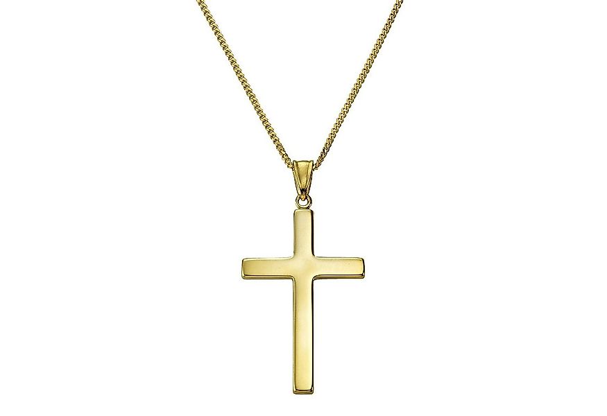Fascination by Ellen K. Kette mit Anhänger Gold 333 mit Motiv Kreuz günstig online kaufen