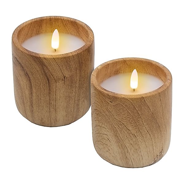 Spetebo LED-Kerze Keramik 10 x 9 günstig online kaufen