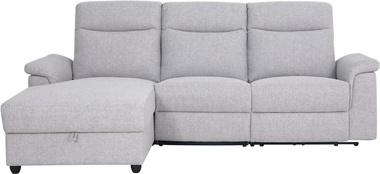 Home affaire Ecksofa BRIONNE, L-Form, 255cm, elektrische Relaxfunktion, mit günstig online kaufen