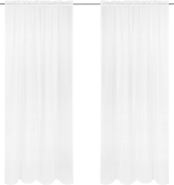 my home Gardine »Dolly«, (1 St.), transparent, Stangendurchzug, gewebt, gem günstig online kaufen