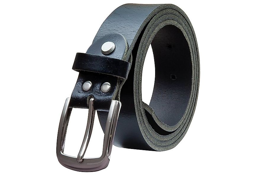 COLOGNEBELT Ledergürtel OM315-VL-Schwarz MADE IN GERMANY, Schwarz Kürzbar, günstig online kaufen