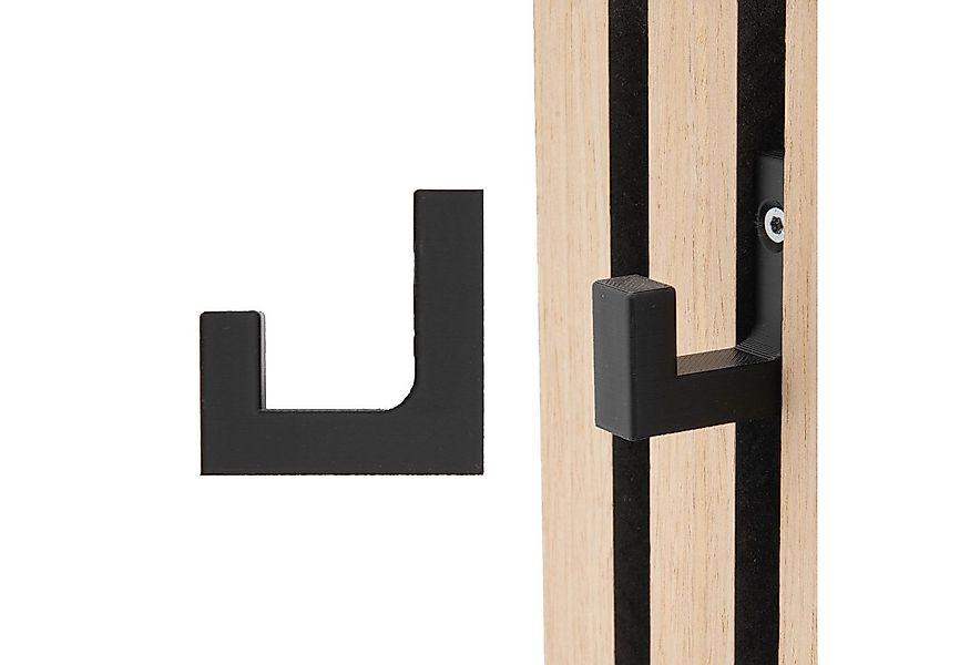 TSB Werk Kleiderhaken Kleiderhaken für Akustikpaneele Garderobenhaken, (4-S günstig online kaufen