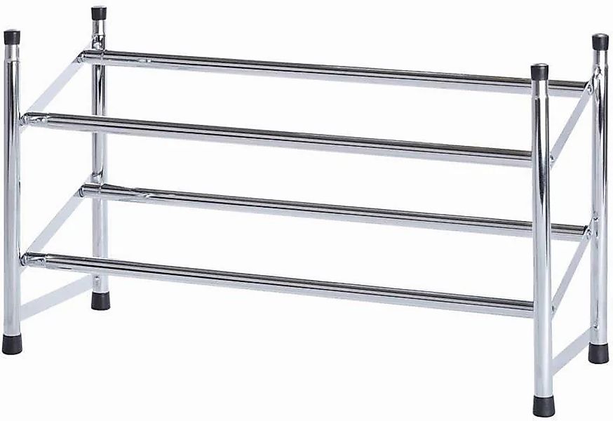 WENKO Schuhregal ausziehbare Schuhablage für 10 Paar Schuhe, stapelbar günstig online kaufen