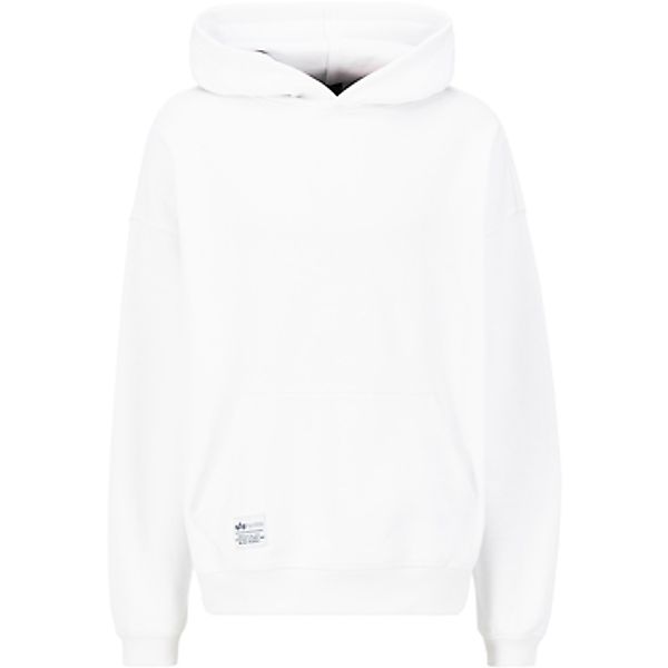 Alpha  Sweatshirt Logo Back Print Hoodie - white günstig online kaufen