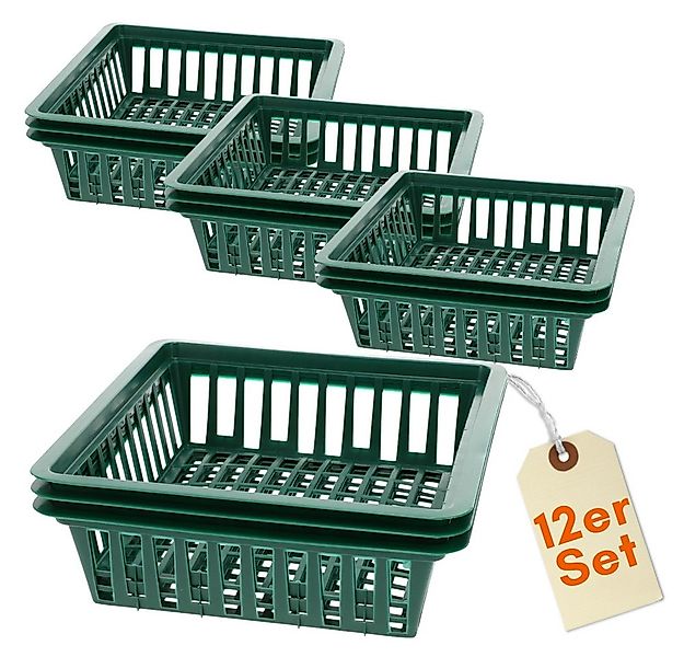 GarPet Pflanzschale 12er Set Pflanzkörbe für Blumenzwiebeln Pflanzkorb Scha günstig online kaufen
