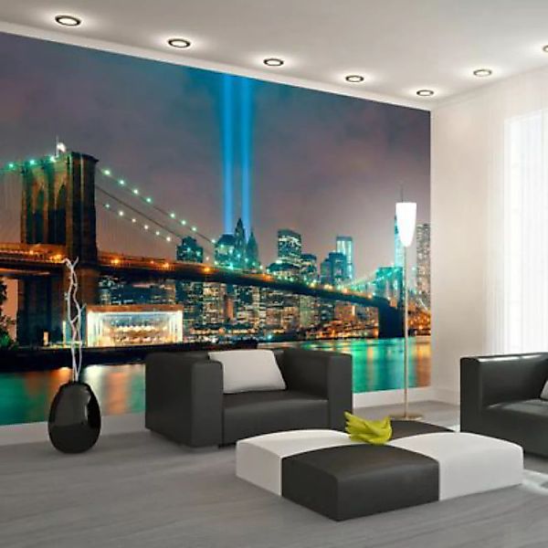 artgeist Fototapete Light of NYC grau Gr. 350 x 245 günstig online kaufen