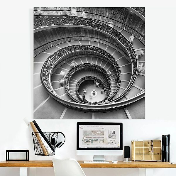 Leinwandbild Bramante Treppe günstig online kaufen