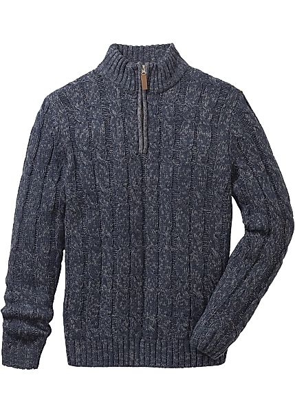 Troyer Pullover mit Reißverschluss günstig online kaufen