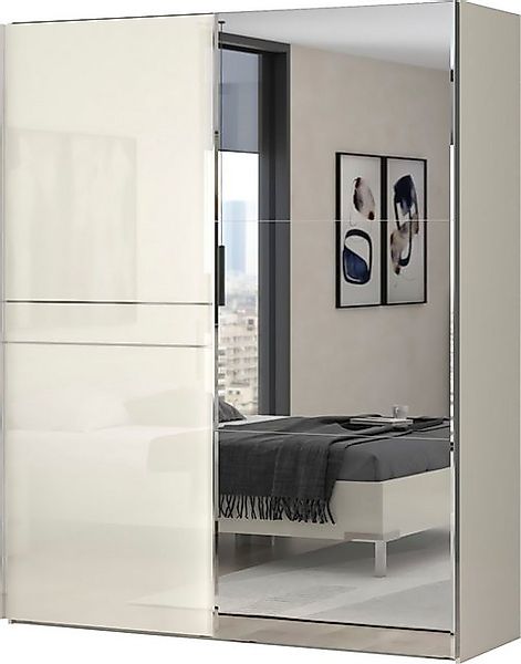 Places of Style Schwebetürenschrank "Piano, mit Einlegeböden und Kleidersta günstig online kaufen