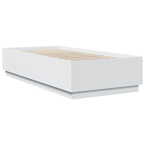 vidaXL Bettgestell Weiß 100x200 cm Holzwerkstoff 3209716 günstig online kaufen